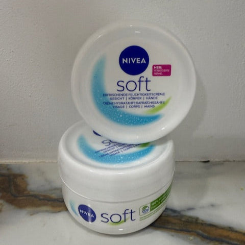 Nivea Soft Creme / 200 ML / Body / Face / Hand