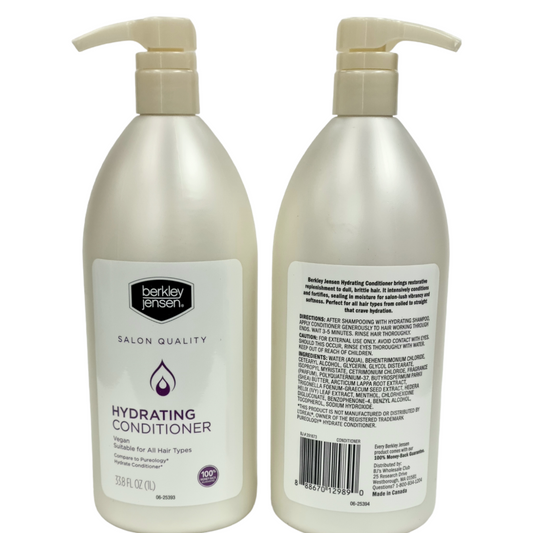 Berkley & Jensen Hydrating Conditioner - Salon Quality - For all Hair Types - Vegan