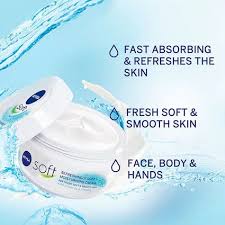 Nivea Soft Creme / 200 ML / Body / Face / Hand